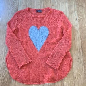 Wooden Ships heart sweater. Size s/m